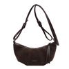 Bolsa Crowdsourcing Super Quente Outono e Inverno Feminina 2024 Nova Bolsa Transversal Fosca Vintage Bolsa de Ombro Moda Chifres