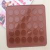 Almohadilla para Macarons de 48 Cavidades Macarons Especial Silicona Horno Placa para Hornear Almohadilla Herramienta de Molienda de Silicona Molde Herramienta para Hornear