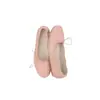 Zapatos de ballet de tacón bajo con lazo de colores para mujer, nuevo estilo primavera/verano, cómodos y versátiles zapatos planos de abuela, zapatos de un solo color de punta poco profunda