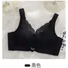Sutiã Push-Up Feminino para Seios Pequenos/Planos Sem Aro, Espessura Média, Ajustável, Redução Lateral dos Seios, Sutiã de Renda Anti-Queda