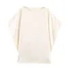 Comercio Exterior Transfronterizo 2026 Primavera Nuevo Estilo Europeo y Americano Moda Femenina Elegante Versátil Caída Manga Corta Top 2731