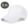 Palabras clave transfronterizas logo personalizado algodón puro visera curva simple versátil tapa dura gorra de béisbol para hombres y mujeres, liso estilo europeo y americano