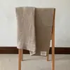 Categoria A Toalha de algodão puro com fio enrugado estilo japonês cor sólida toalha quadrada para bebês e crianças toalha de rosto Super macia absorvente toalha de banho