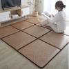 Alfombra plegable de estilo japonés sala de estar dormitorio mesita de noche balcón esterilla de tatami esterilla de ratán esterilla cielo de verano