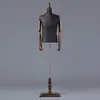 Maniquí de cuerpo entero para exhibición de ropa de hombre, maniquí de tienda de ropa, maniquí de medio cuerpo, soporte para maniquí de traje, ropa formal, soporte para escaparate