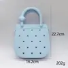 Venta Caliente Transfronteriza Bolsa de Silicona con Agujeros para Manualidades Caricatura Bolso de Playa para Niños Bolsa de Almacenamiento para Teléfono Móvil Venta Directa de Fábrica