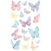 Pegatinas de Tatuaje de Mariposas de Colores al por Mayor Impermeables y de Larga Duración Pegatinas Combinadas de Mariposas Acuarela Soñadoras para Pecho, Cintura y Brazos