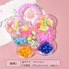 Caja de Regalo DIY de Cuentas para Niños Transfronteriza Juguetes Educativos Pulsera de Joyería Hecha a Mano para Niñas Paquete de Materiales al por Mayor