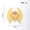 Nuevo broche de metal lindo de dibujos animados de comercio exterior, pin de insignia de aleación personalizado de moda ins japonesa para mujer