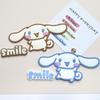 Cachorro Grande Creme Orelha Grande Cachorro Yugui Capa de Celular DIY Patch Decorativo de Silicone Furo Fivela de Chinelo Acessórios para Copo