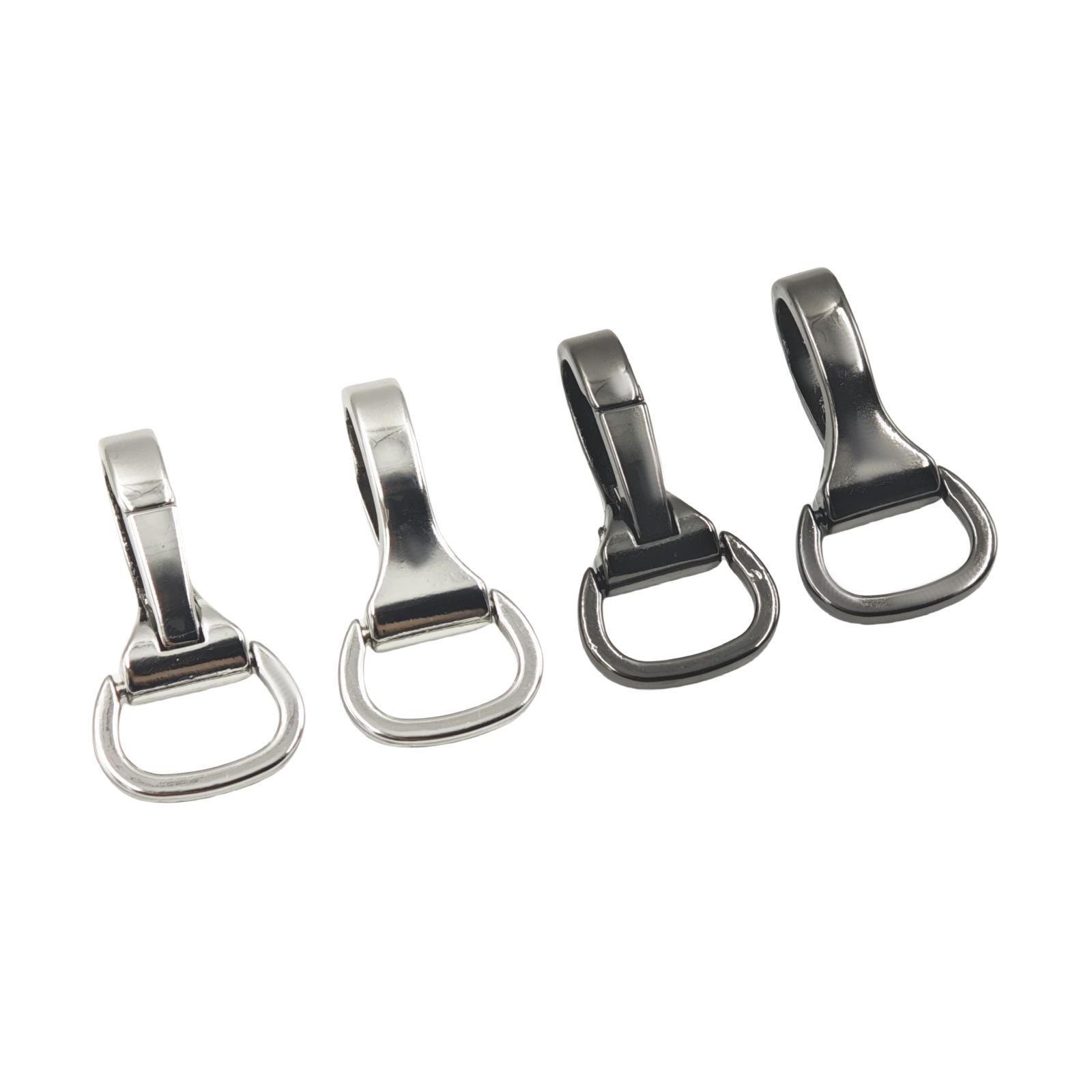 高档箱包五金配件 合金重型勾扣 5分折叠式狗扣挂