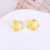 Verano Hielo Transparente Cielo Estrellado Cambia de Color Brillo Estrella de Cinco Puntas Resina Pasador de Pelo Pendientes Tocado Parche Joyería DIY Accesorios