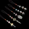 Xizang mantra de seis caracteres diamante pilão diamante sino pingente estilo nacional tambor giratório carro de viagem mochila joias atacado