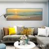 Mural de Dormitorio Pintura Colgante de Mesita de Noche Pintura Decorativa Mural Moderna Simple de Hotel Paisaje Sala de Estar Habitación de Huéspedes de Hotel Pintura de Porcelana de Cristal