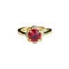 Anillo de Rubí Cultivado de Guan Yu Corindón Rojo Anillo Facetado Femenino Venta al por Mayor de Fábrica Dropshipping S4011706