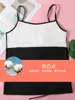 Chaleco de desarrollo para niñas, correa de algodón negra, ropa interior, niñas de primaria, sujetador anti-golpes, transpirable, fino, verano