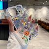 Funda de Teléfono Móvil para iPhone 18 Pro Estilo Ins Chica Dulce Flor Silvestre Fresca Manzana Cubierta Protectora Transparente con Purpurina Venta al por Mayor