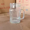 Taza de Bebida Graduada Taza con Asa Taza Cock Taza Mason Botella de Vidrio Varias Especificaciones Moda