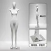Suporte de manequim de corpo inteiro e sem seios para lojas de roupas femininas, adereço para vitrine, manequim de meio corpo