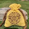 Bolsa de Tela con Cordón Pequeño, Bolsa de Algodón, Bolsa de Regalo de Moda con Fondo pero Sin Lados, Bolsa de Regalo, Bolsa de Tela con Cordón, Bolsa para Joyería