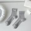 Meias com Laço para Meninas Verão Malha Fina Respirável Meias de Cristal Femininas Japonesas Fofas Lolita Meia de Cano Médio
