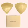 Almohadillas para Sujetador Push-Up de Corazón de Durazno de Doble Cara Gruesas de Silicona Invisible sin Marcas para Realzar el Busto Pequeño Autoadhesivas Impermeables