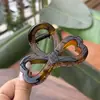 Nuevo Pinza de Amor con Lazo 8cm Hebilla de Mariposa Pinza Trasera para el Cabello Versátil Elegante Simple Accesorios para el Cabello Pinza de Tiburón