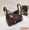 Mini Bolso Lindy de Piel de Vaca de Primera Capa, Bolso de Mano Genuino para Mujer, Bolso tipo 'Pillow Doctor', Bolso de Hombro Cruzado de Moda para el Trabajo