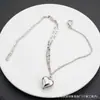 Pulseira Europeia e Americana Transfronteiriça Novo Estilo Pingente de Coração para Mulheres Corrente Exquisita de Lábios Pulseira em Camadas com Contas Moda Commute Joia de Mão