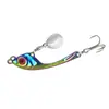 Señuelo de Pesca Vibratorio Señuelo Duro Spinner Giratorio VIB Vibración Aleación de Zinc Media Luna 5g-20g Señuelo para Asp de Lanzamiento Largo