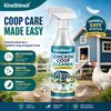 Spray Limpiador para Gallineros KineShineX, Removedor de Manchas y Olores para Gallineros y Jaulas, Limpiador para Aves de Corral