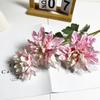 Casamento realmente pequeno fresco decoração de casamento casa flores falsas dália flores reais sentir verão crisântemo comércio exterior