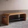 Banco de cambio de zapatos lujoso y de alta gama para uso doméstico en la entrada, se puede usar como banco para sentarse para ponerse los zapatos, integrado con un zapatero, adecuado para el dormitorio como un banco largo al pie de la cama