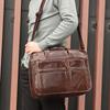 Jiamaida Bolso de Mano de Cuero Genuino Retro Europeo y Americano Fábrica Mayorista Dropshipping Hombro Bandolera Bolsa para Laptop Maletín