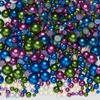 Arte de uñas AB colorido diamante plano semicírculo perla traje de color mixto material DIY accesorios para teléfono móvil zapatos copa