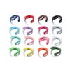 100 anillos abiertos de pintura de hierro de color material hecho a mano diy anillo de conexión anillo de hierro perforado anillo pequeño anillo c