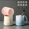 Vaso para Enjuague Bucal con Degradado Blanco Niebla Creativo para Baño Vaso para Lavar Colorido Portacepillos de Dientes para Pareja Portacepillos de Dientes de Alto Valor