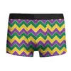Nova Máscara de Carnaval Impressa em 3D Europeia e Americana Transfronteiriça Roupa Íntima Masculina Boxer de Seda de Leite Respirável Calções de Natação