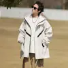 Chamarra con Capucha Tangkez Otoñal para Hombre, Marca de Moda Tendencia, Abrigo Versátil Casual para Exteriores Unisex
