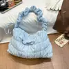 Bolsa Cruzada 2026 Estilo Coreano Nube Suave para Mujer, Bolso de Hombro Plegado de Nicho, Bolso Cruzado Acolchado de Moda