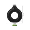 Nuevo Jarrón de Flores de Plástico Estilo Chino, Jarrón Decorativo de Cerámica de Imitación, Maceta para Flor de Tallo Único, Adorno Artificial con Forma de Rosquilla, Decoración del Hogar