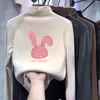 Blusa de base para meninas, nova coleção outono/inverno 2026, estilosa e moderna, feita de material macio tipo fleece, blusa casual com gola semi-alta para crianças e bebês, moda infantil