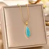 Venta caliente transfronteriza temperamento personalidad cuerpo completo titanio acero collar mujer galvanizado oro 18K cadena clavícula collar joyería no se decolora