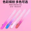 Lima de uñas de vidrio con color degradado personalizada, Tira pulidora de manicura, Tira pulidora de uñas cómoda, Herramienta de frotamiento para manicura