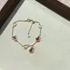 Pulseira de Prata S925 com Pingente de Cabacinha Dupla Face para Mulheres, Novo Design Dupla Face Estilo Chinês, Joia Elegante de Cabacinha