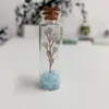 Árbol de Grava de Cristal Natural Piedra de Desmagnetización de Cristal Blanco Botella de los Deseos Piedra de Cristal Manualidades Pequeñas de Regalo Adornos Transfronterizo