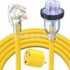 Cable de extensión de alimentación para RV bloqueable de 25 pies TT-30P a L5-30R cable de alimentación para RV con LED