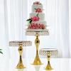 Soporte para tartas estilo celebridad de Internet, de metal galvanizado, con espejo alto de sirena, soporte para postres, comida fría, comida occidental, adornos decorativos.