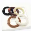 Faixa de cabelo de pelúcia para Outono e Inverno elástico de cabelo feminino elástico de borracha corda de cabelo rabo de cavalo alto não machuca o cabelo corda de cabelo 2024 novos acessórios de cabelo