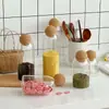 Frasco de Vidrio Transparente Sellado de Grano de Café de Grado Alimenticio Frasco para Té Alto Valor de Color Almacenamiento de Granos Frasco de Almacenamiento a Prueba de Humedad